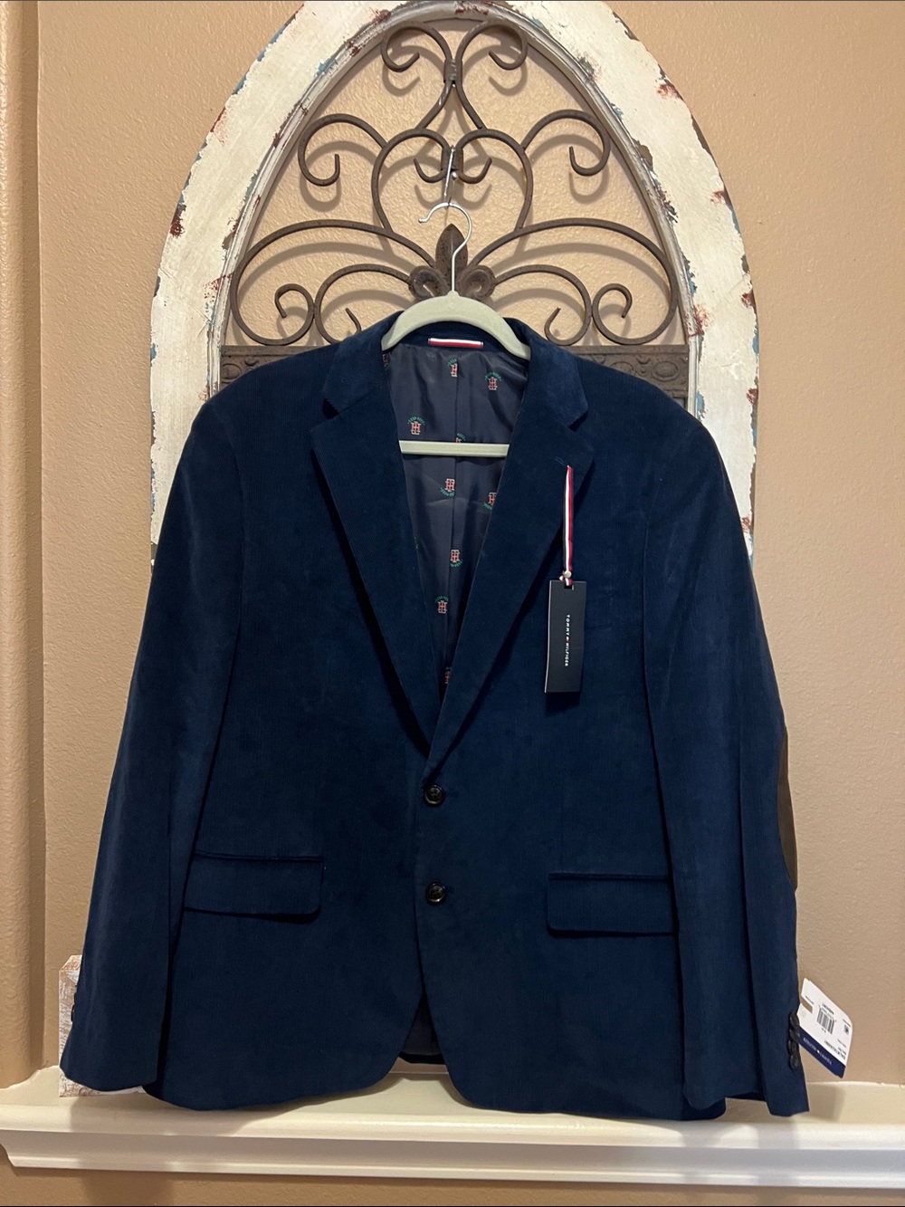 Tommy Hilfiger Men's Navy Corduroy Sport Coat